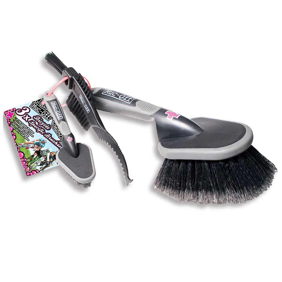 MUC-OFF - 3 PIECE BRUSH SET - More Bikes Vancouver