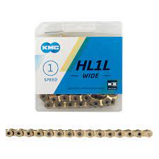 KMC - HL1L, CHAIN, SPEED: 1,9.4MM, LINKS:100, GOLD