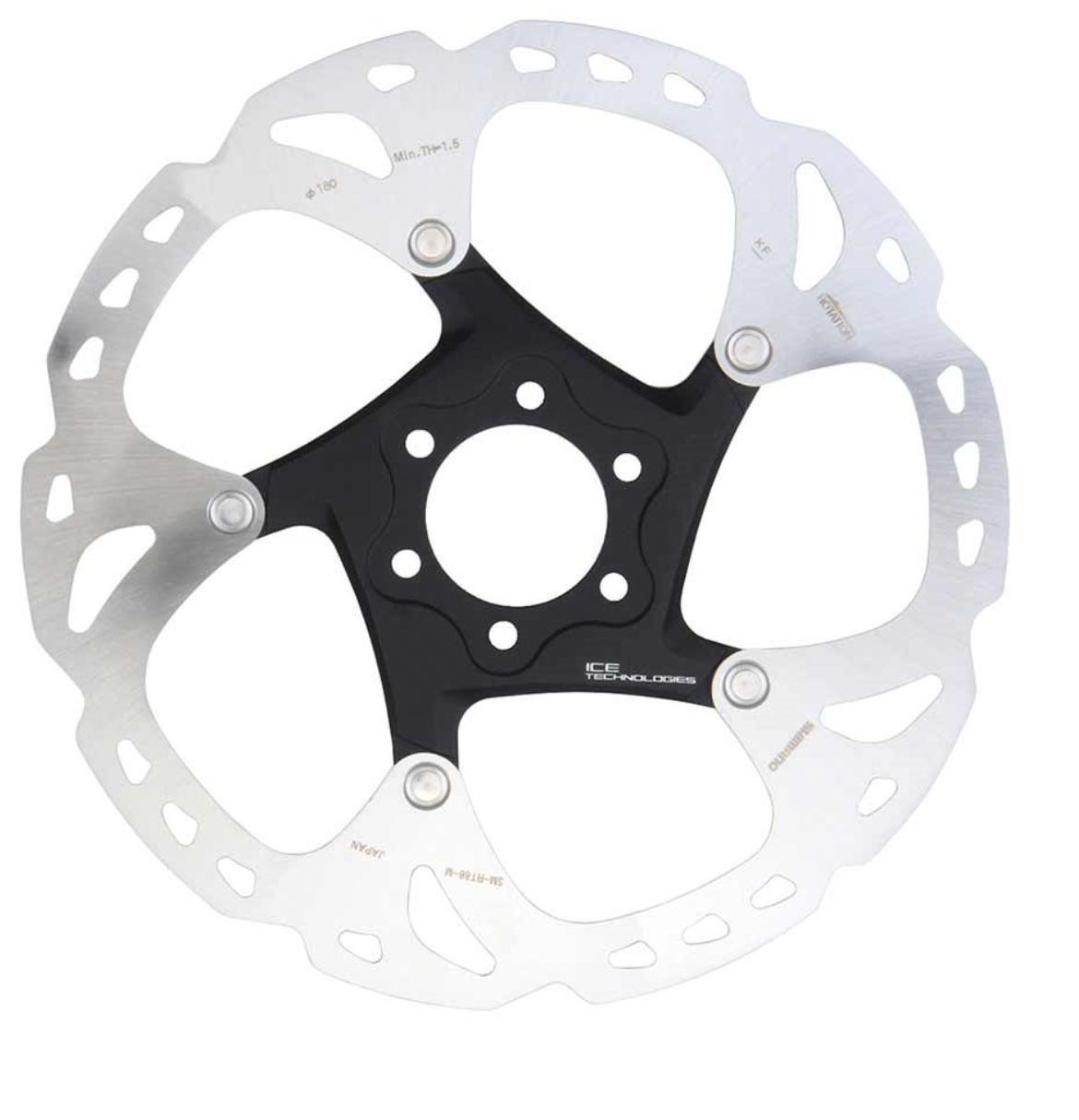 SHIMANO - ROTOR FOR DISC BRAKE, SM-RT86, M 180MM, 6-BOLT TYPE – More ...