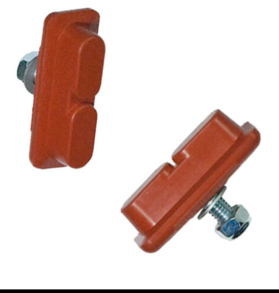 Brake Pads Cantilever Inserti Per Pastiglie Freno Kool Stop Dura 2, Colore Salmone - Compatibili Con Freni Shimano E SRAM, Per Bici Da Strada Con Cerchi In Alluminio Conta Km Bici - Foto 10