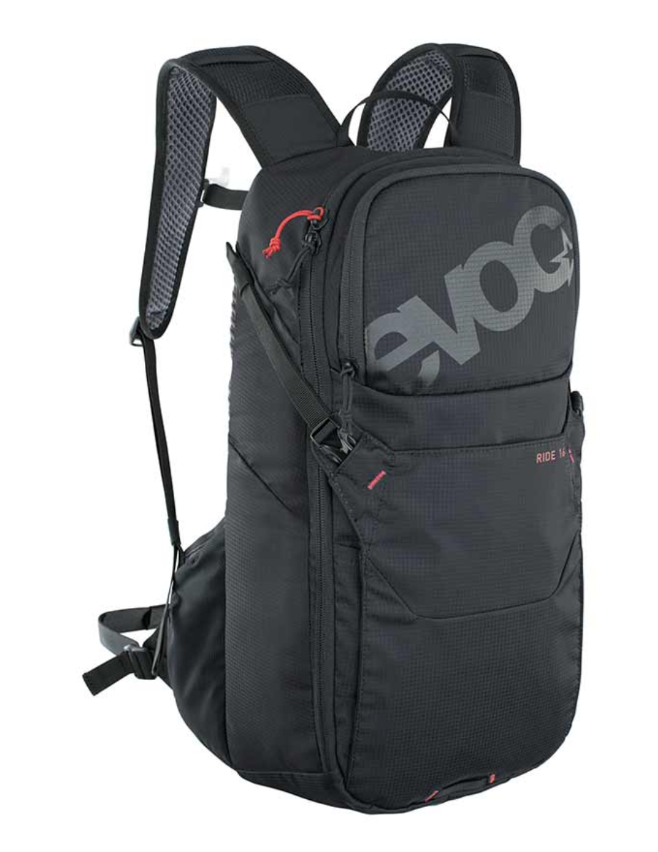 EVOC - RIDE 16 HYDRATION PACK, 16L, CARBON GREY, BLACK