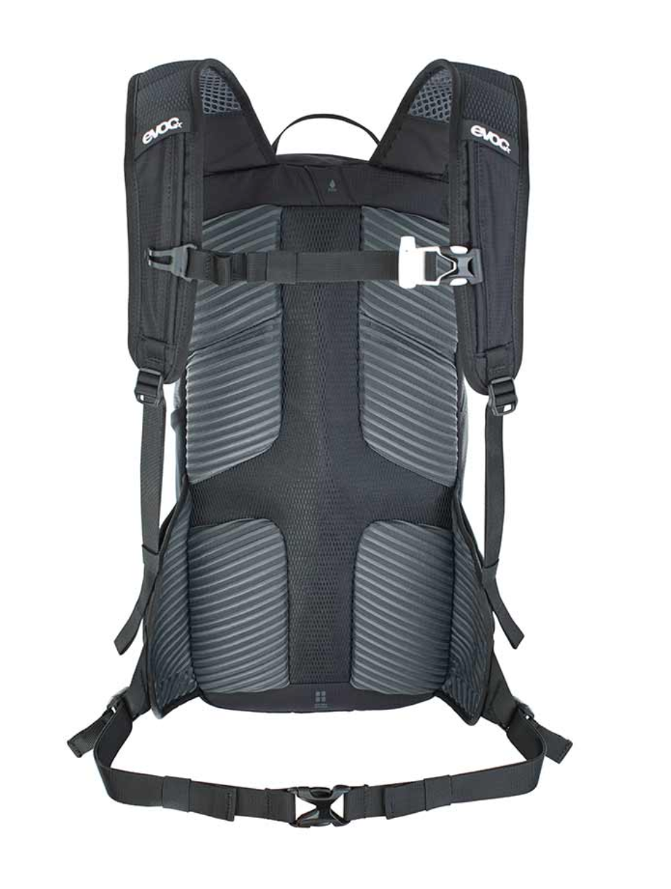 EVOC - RIDE 16 HYDRATION PACK, 16L, CARBON GREY, BLACK