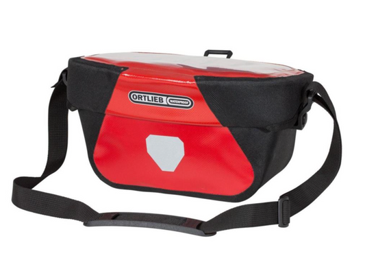 ORTLIEB - ULTIMATE SIX CLASSIC, HANDLEBAR BAG, RED/BLACK SMALL