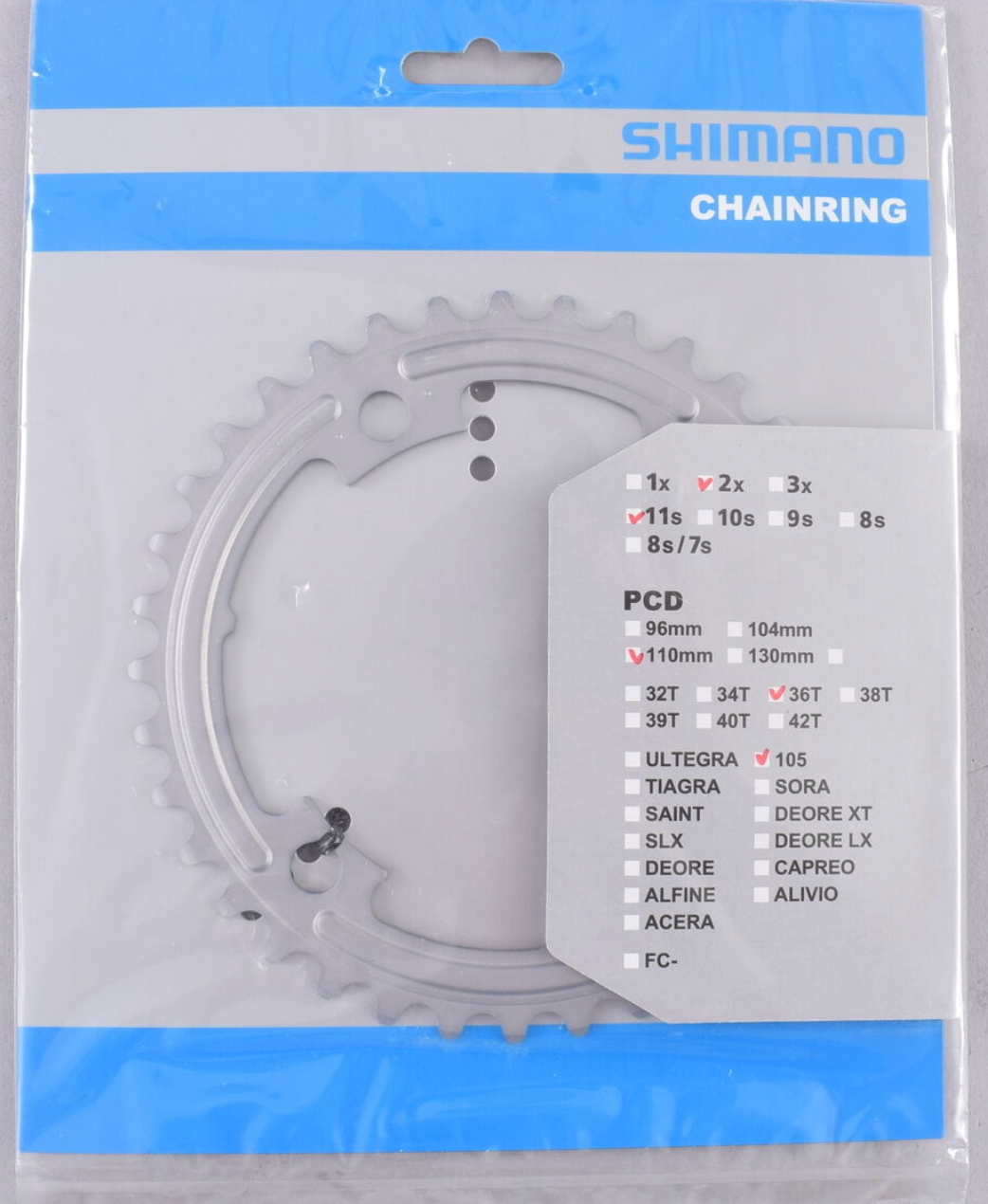 SHIMANO - FC-5800S CHAINRING, 2x11 SP, 110mm